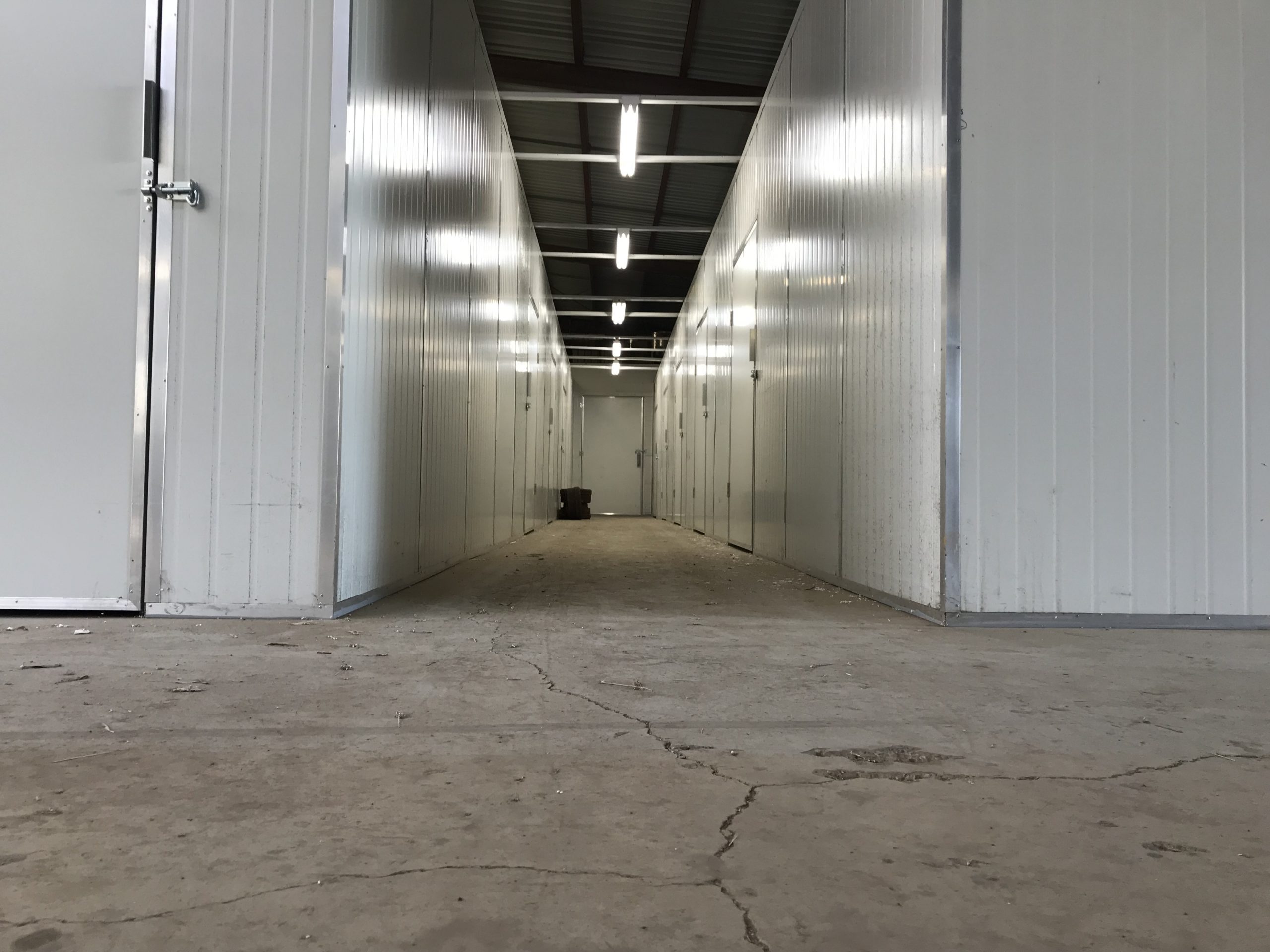 Various storage room sizes available